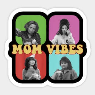 Vintage 90’s Mom Vibes Funny Mom Life Mother's Day Sticker
